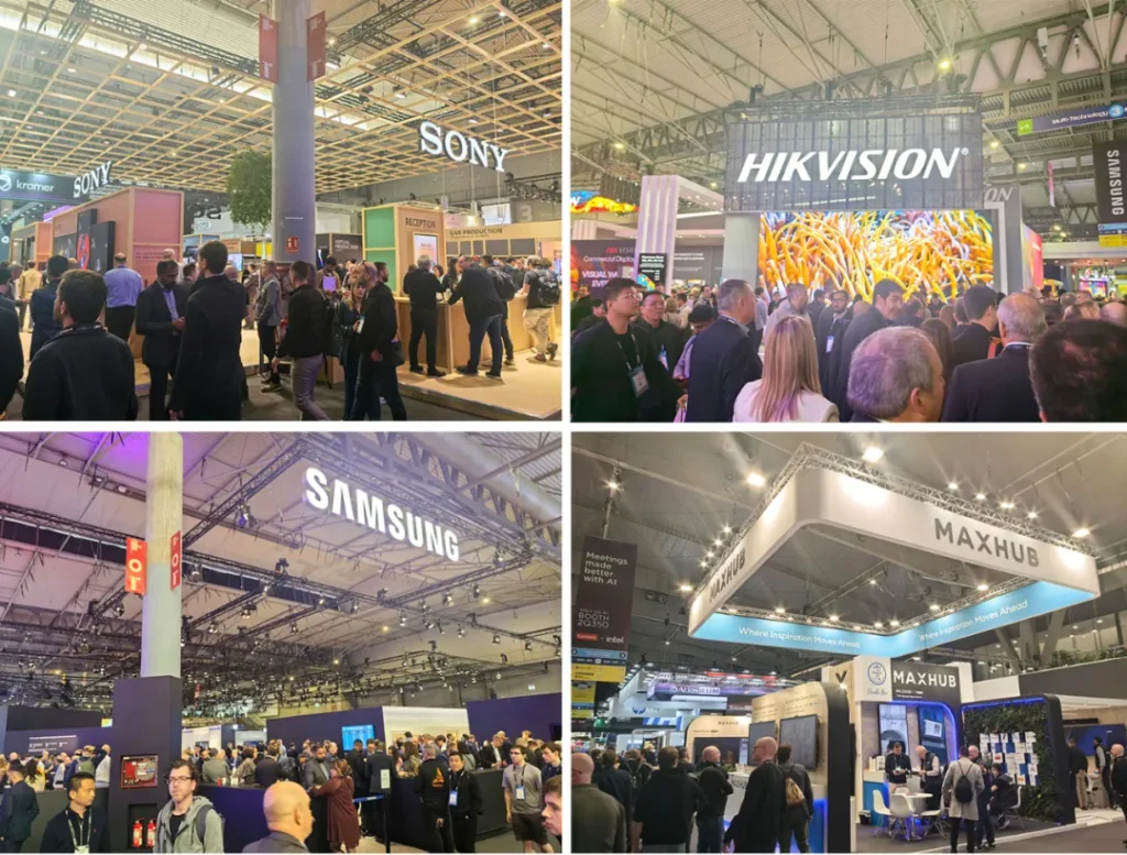 العلامات التجارية المشهورة عالميًا في معرض ISE2025 بإسبانيا