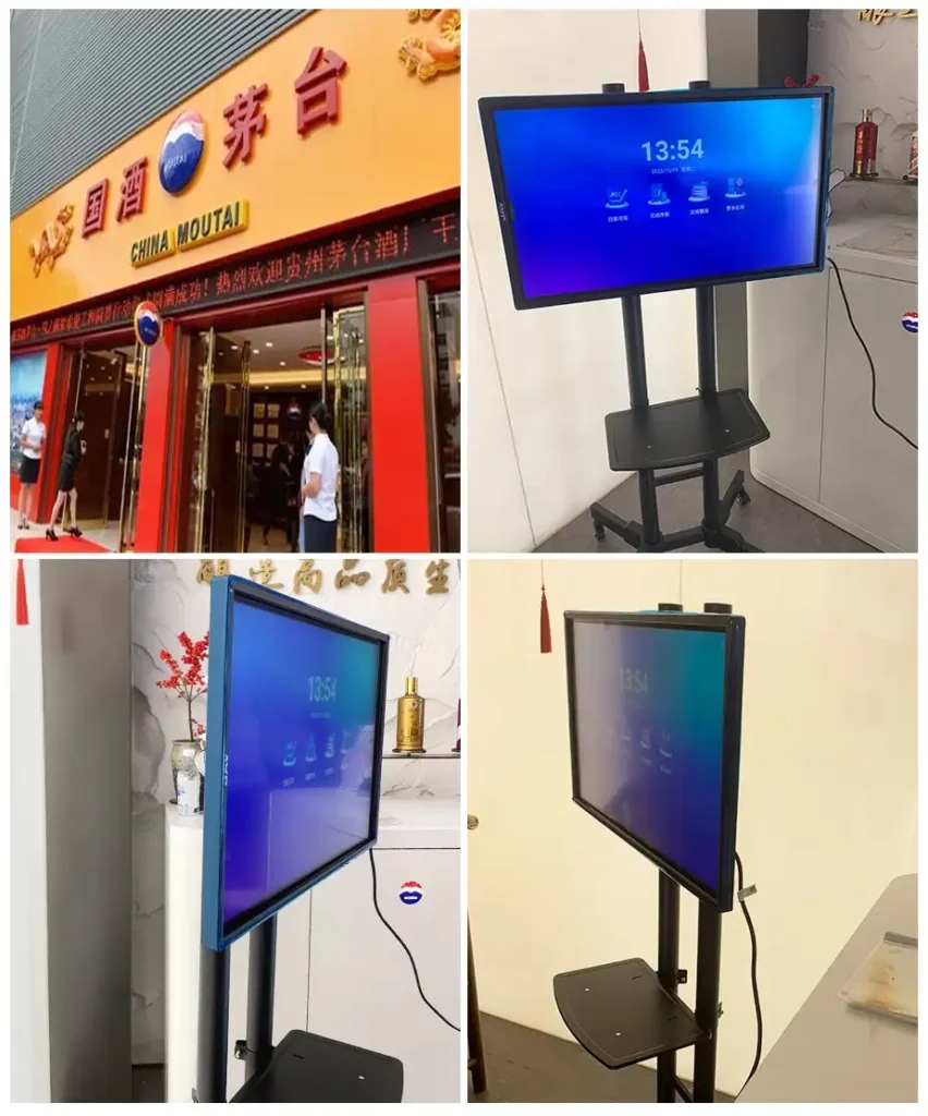 Image of China Moutai with JAV Interactive Flat Panel Display.