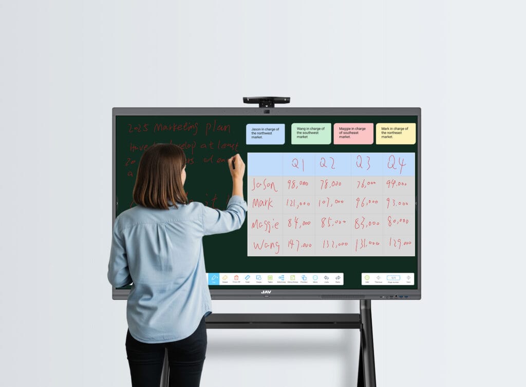 whiteboard app on JAV Board 10 Smart Whiteboard