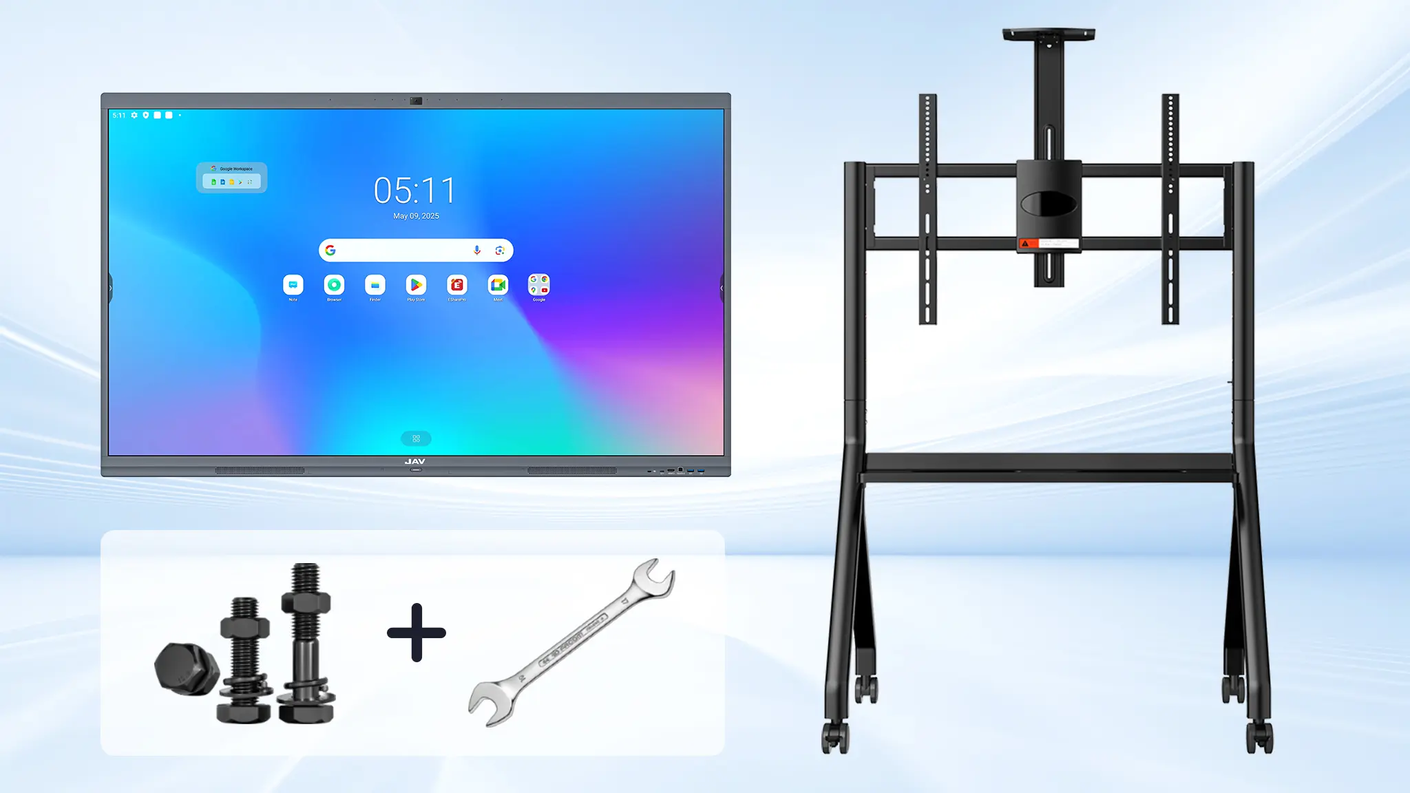 Les tableaux interactifs sont faciles à installer