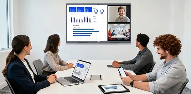 Vidéoconférence avec tableaux interactifs Java