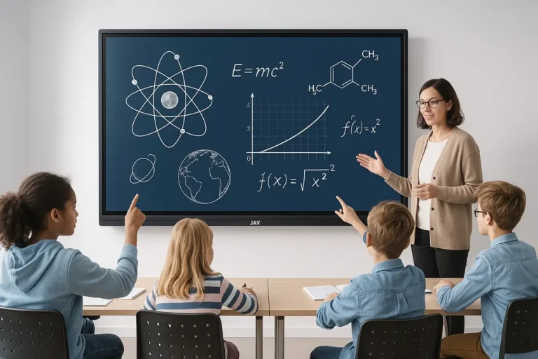enhancing stem class with JAV Smart Interactive Whiteboards
