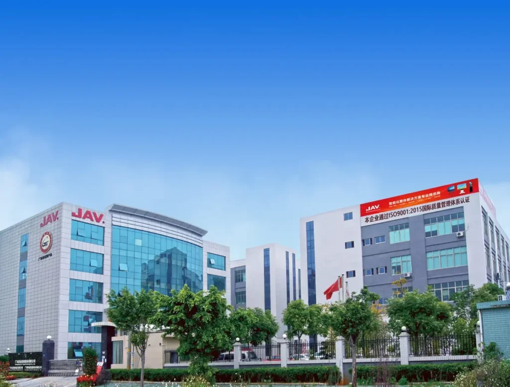 JAV Board factory exterior showcasing the company's manufacturing facility.