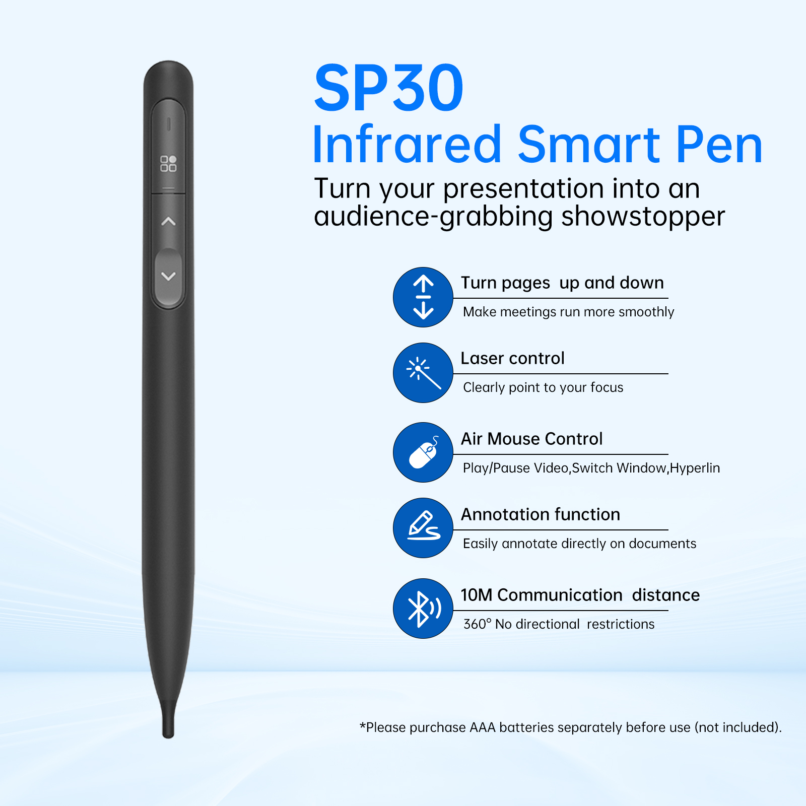 JAV Smart Pen has many functions.