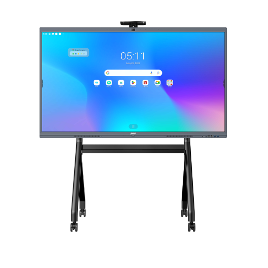 JAV Board 10 is hung on a movable stand.