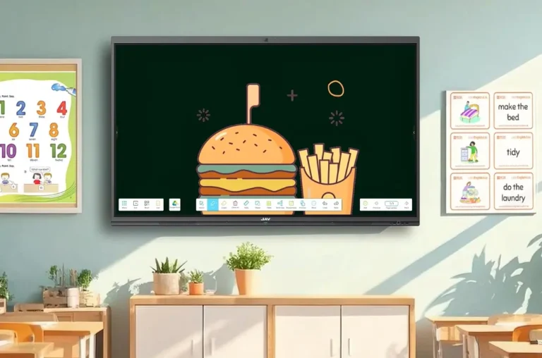 jav board 10 interactive display for education in the classroom