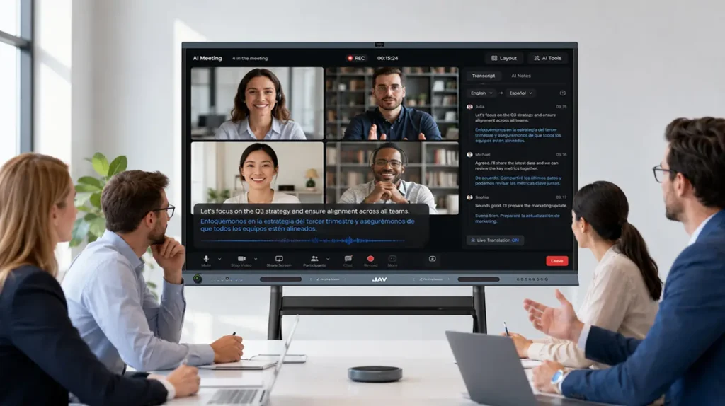 JAV Board 19 as one of the best hybrid meeting solutions on the market