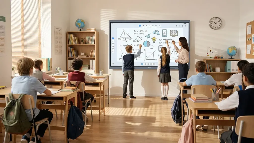 jav interactive whiteboard for education improving student engagement.